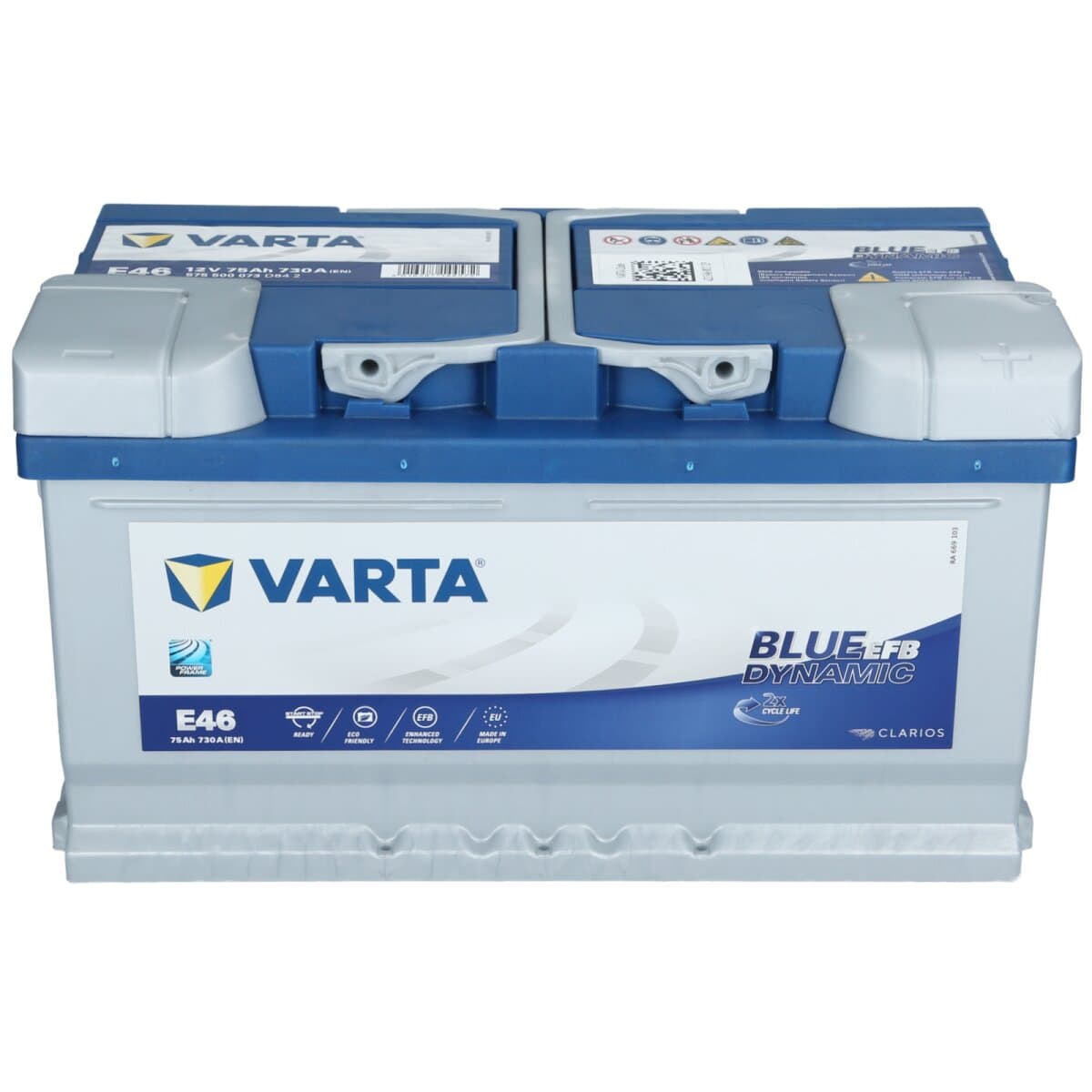 Varta E46 12V 75Ah Blue Dynamic EFB Autobatterie