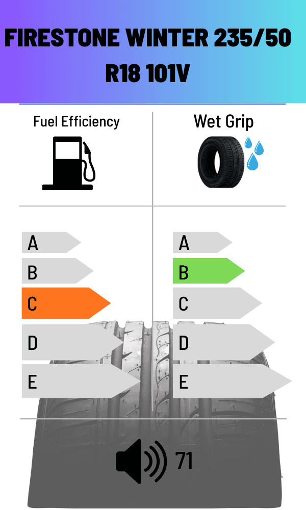 Firestone 101V WINTERREIFEN 235/50 R18