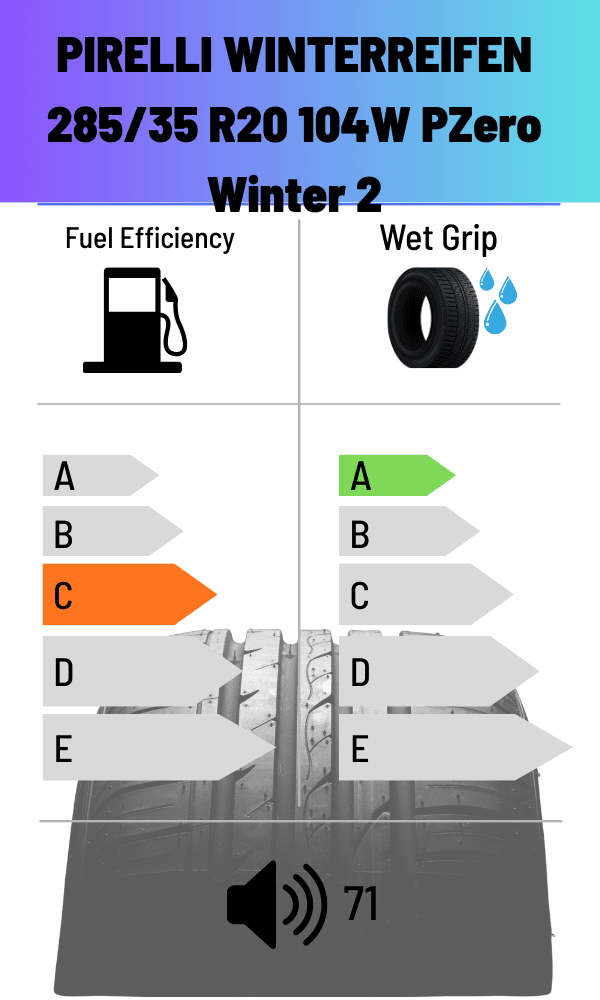 Pirelli 104W WINTERREIFEN PZERO WINTER 2 285/35 R20