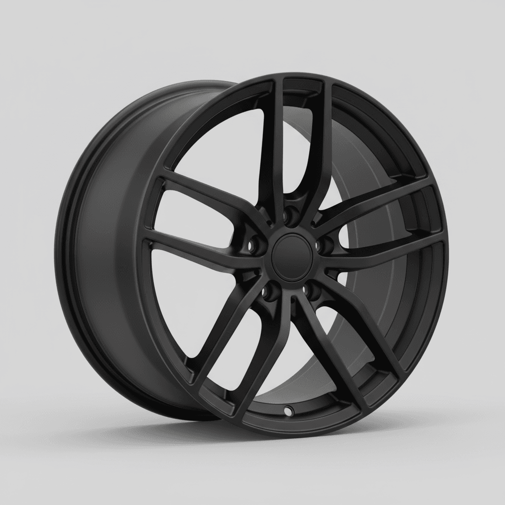 OZ Omnia matt black 8x18 ET35 - LK5/112 ML75