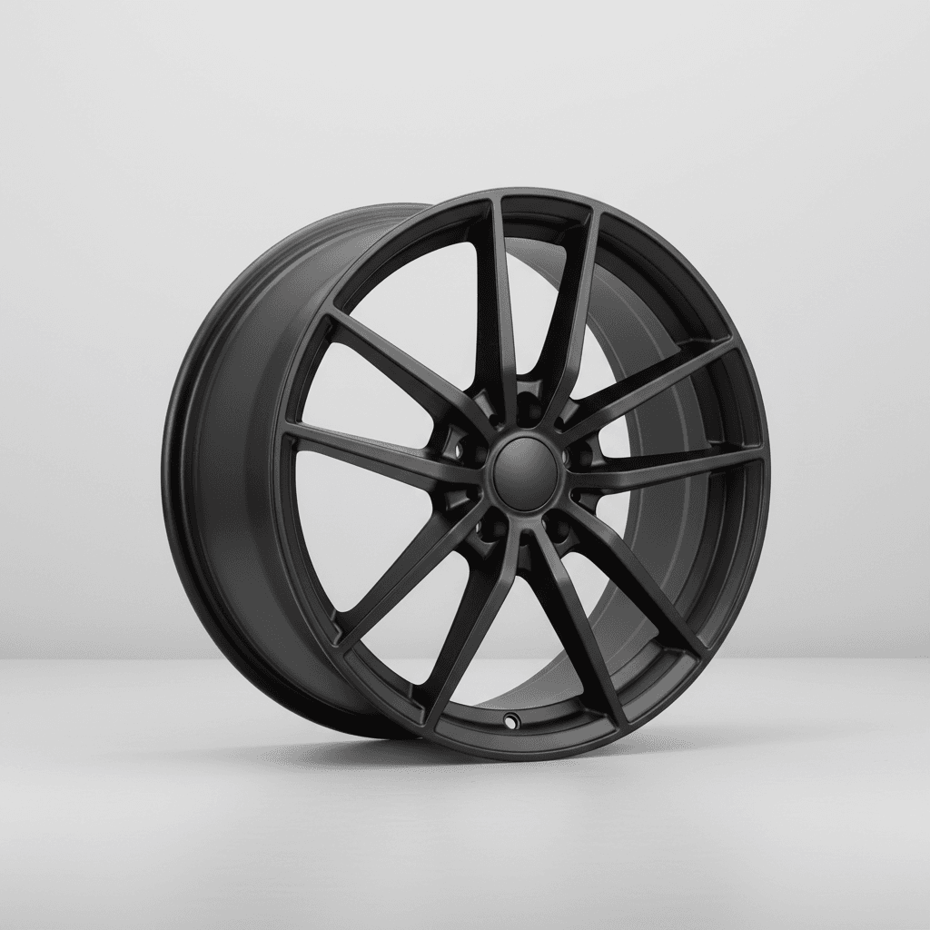 Ronal R62 jetblack-matt-frontkopiert 7.5x18 ET45 - LK5/114.3 ML82