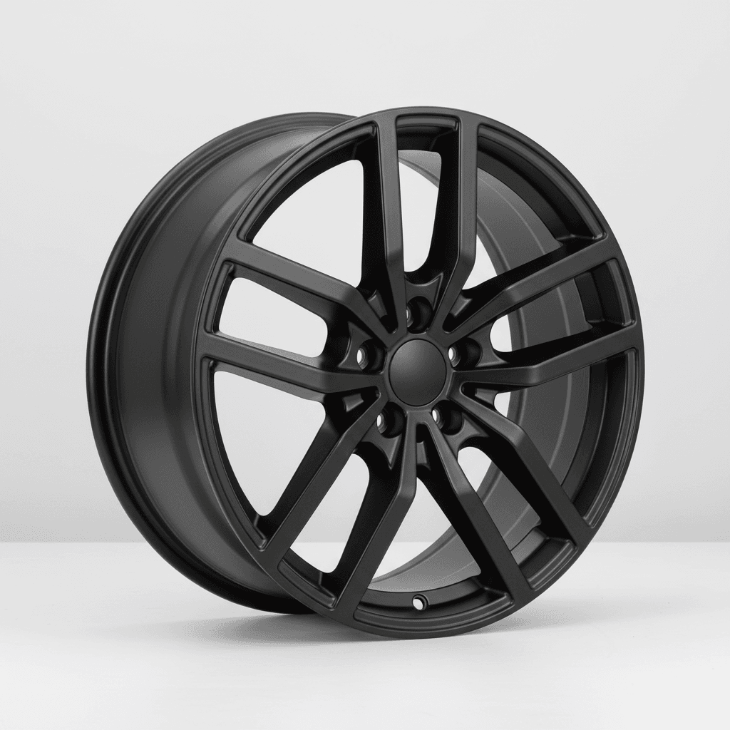 Ronal R62 Red jetblack-matt-frontkopiert 8x19 ET33 - LK5/110 ML65