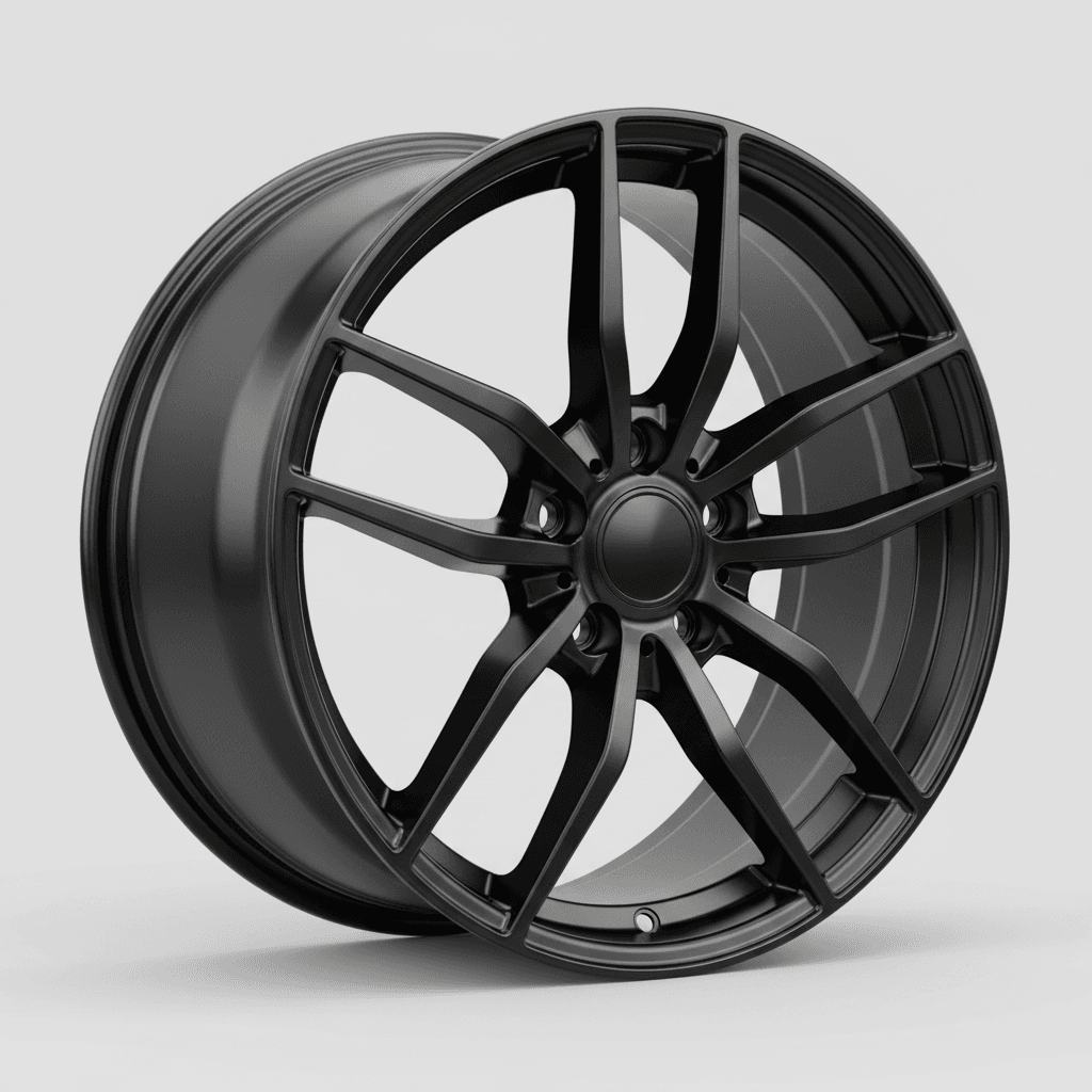 1000 Miglia MM1022 gloss black 8.5x20 ET30 - LK5/110 ML65.1