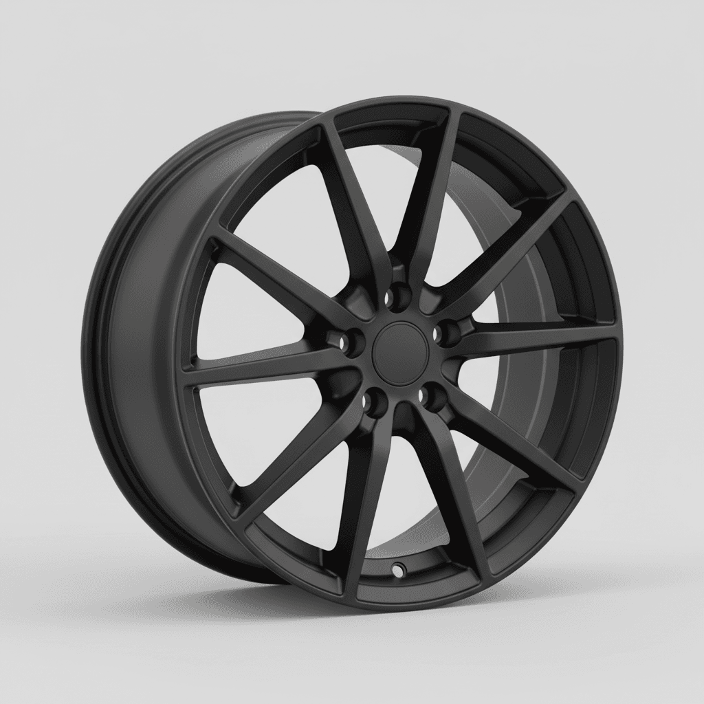 Diewe Notradset 12 schwarz matt 4x17 ET10 - LK5/108 ML63.4
