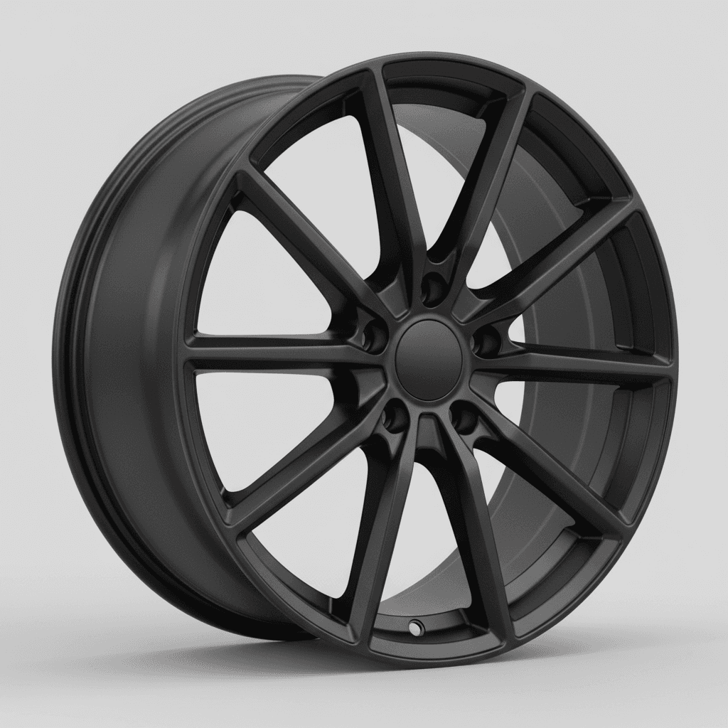 Diewe Notradset 09 schwarz matt 4x17 ET10 - LK5/105 ML56.6