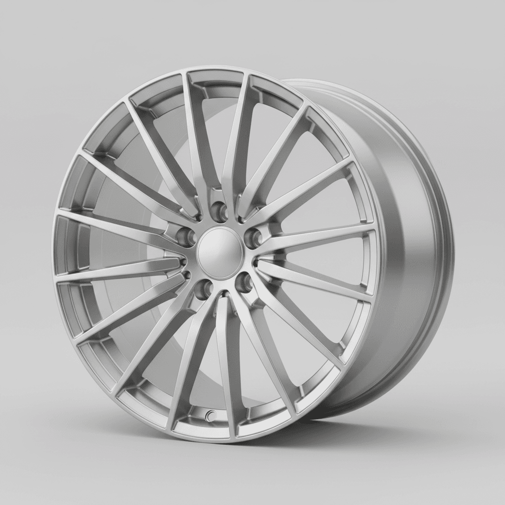 Luethen Edition 1 platinum polished 9.5x20 ET45 - LK5/112 ML82