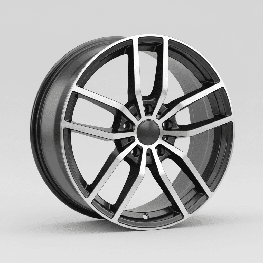 Borbet CW6 mistral anthracite glossy polished 6.5x16 ET50 - LK6/120 ML74.6