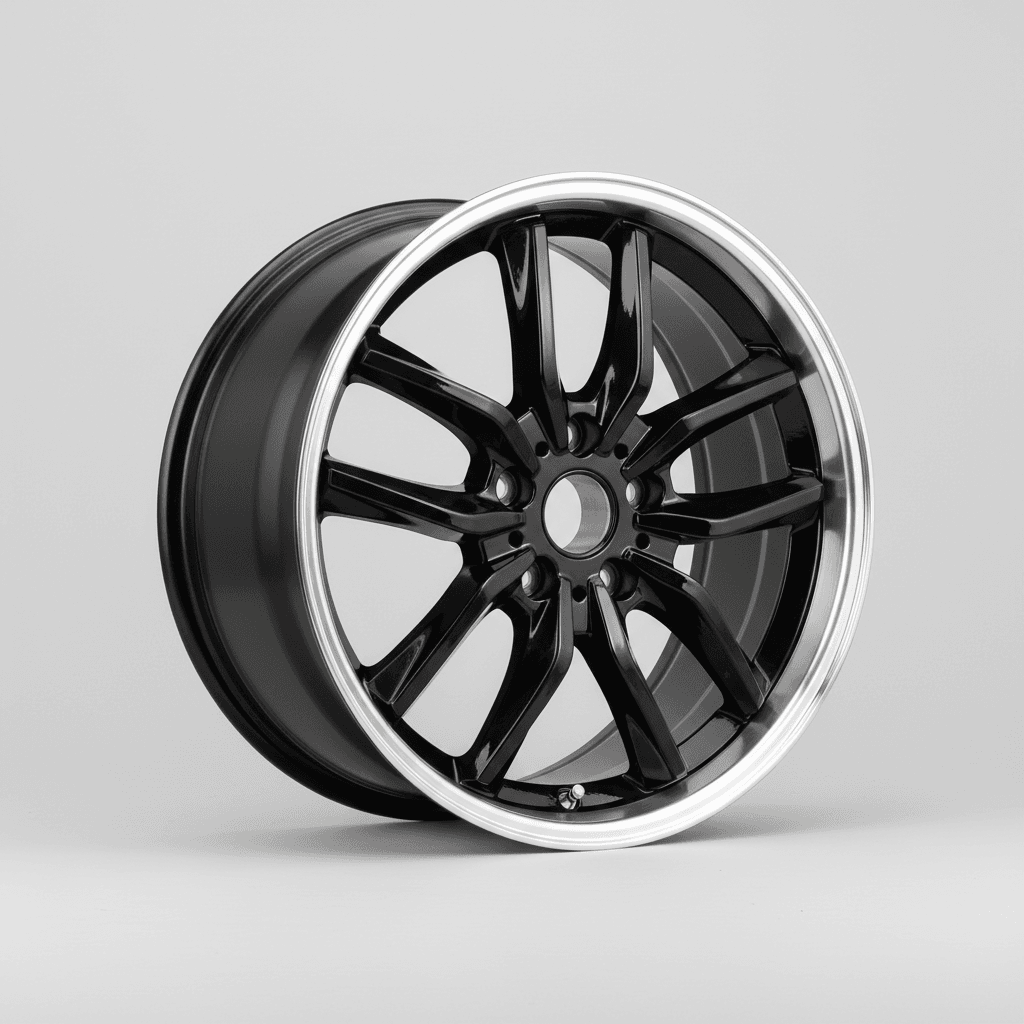 Barracuda Voltec T6 higloss black inox lip - DS10 8x19 ET28 - LK5/120 ML72.6