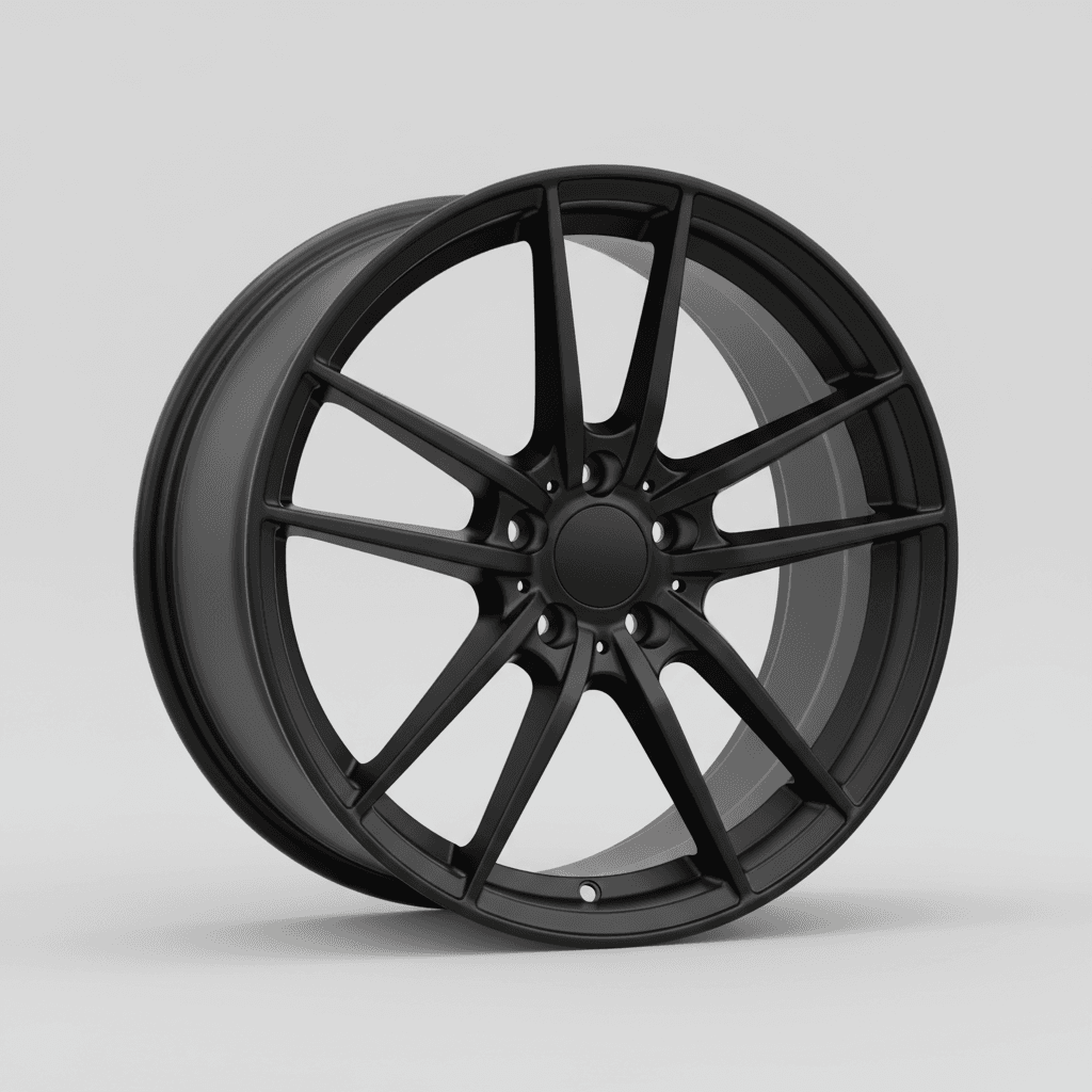 Ronal R73 REV-B jetblack matt 8x18 ET50 - LK5/108 ML68