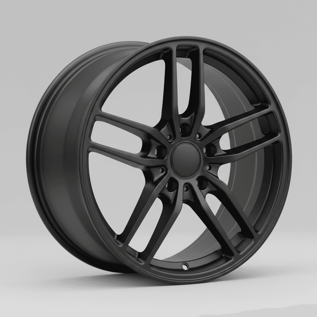 Sparco Trofeo 5 matt black 7.5x17 ET35 - LK5/100 ML63.3