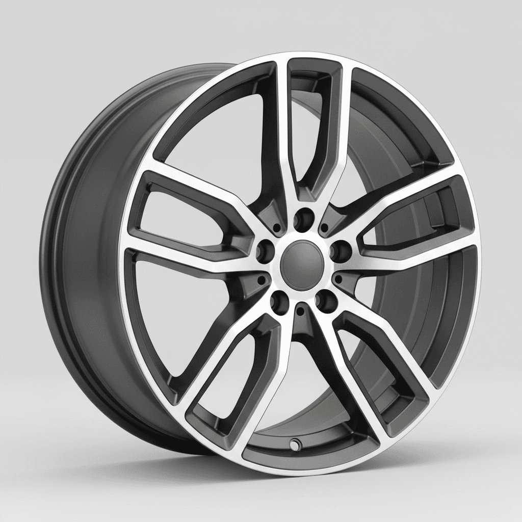 GMP Qstar anthracite diamond 9x19 ET20 - LK5/112 ML66.6