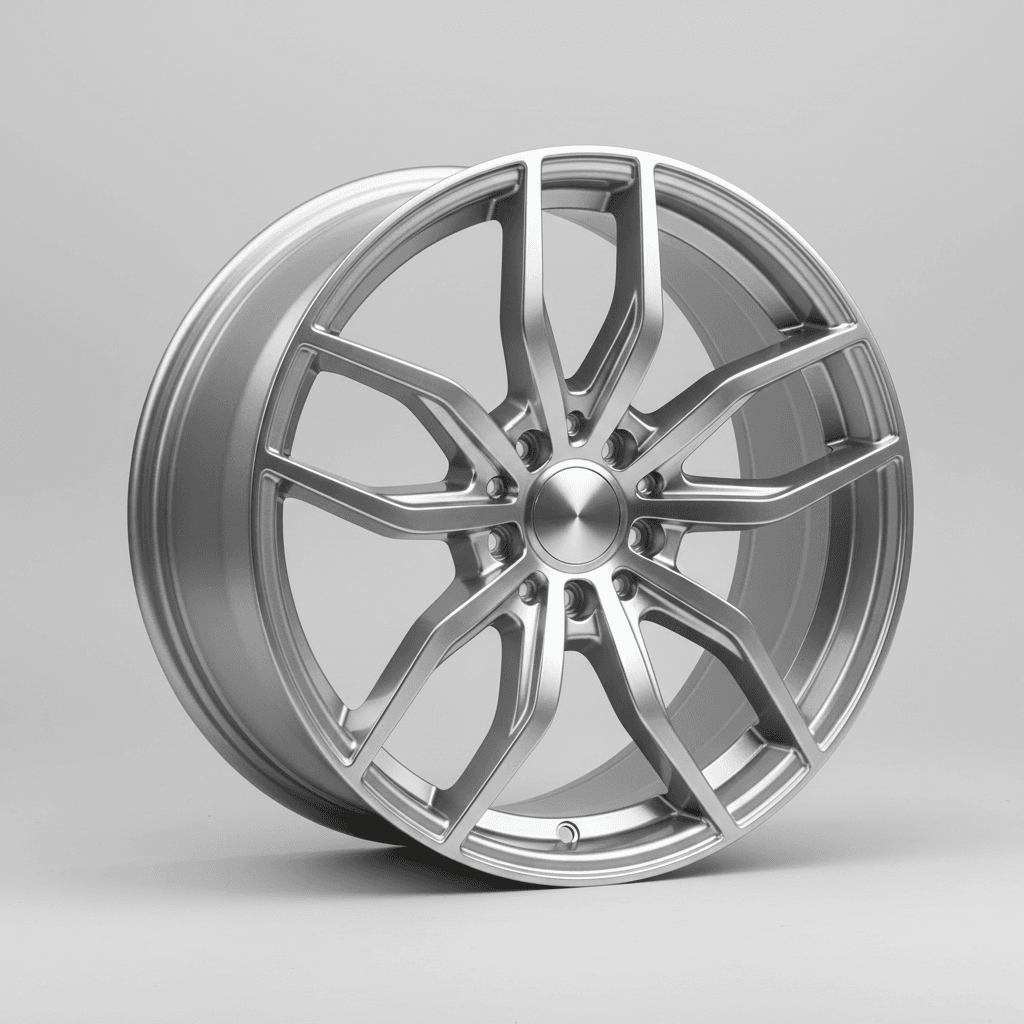 2DRV WH12 race silber lackiert 8x18 ET45 - LK5/114.3 ML72.6