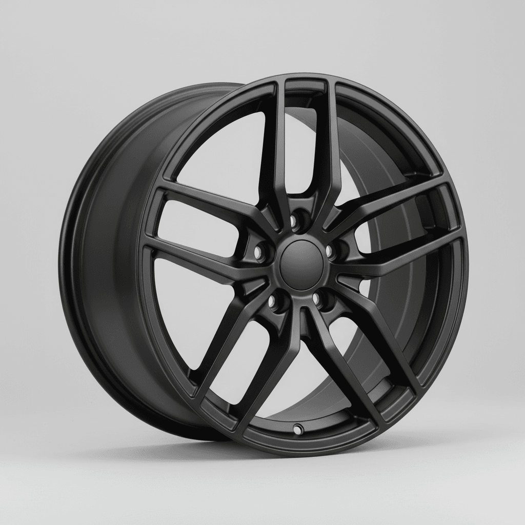 Fondmetal Koros matt black 6.5x18 ET38 - LK5/114.3 ML66.1