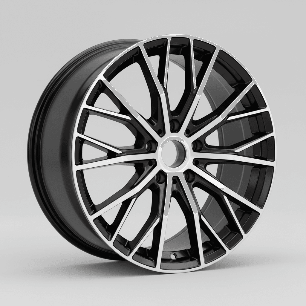 GMP Dynamik black polished 9x20 ET38 - LK5/108 ML63.4