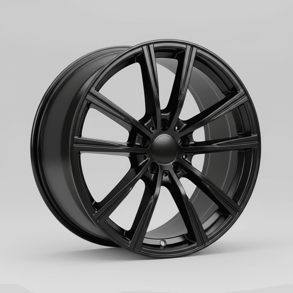 Mbdesign KX1 glanzschwarz poliert 9x21 ET40 - LK5/114.3 ML75