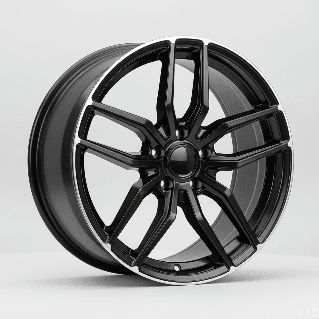Mbdesign KV4 schwarz glänzend poliert 9x20 ET25 - LK5/112 ML75