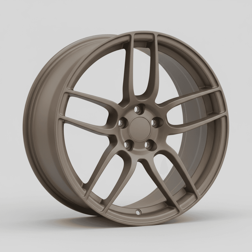 Fondmetal 9RR matt braun 7x17 ET35 - LK4/98 ML58.1