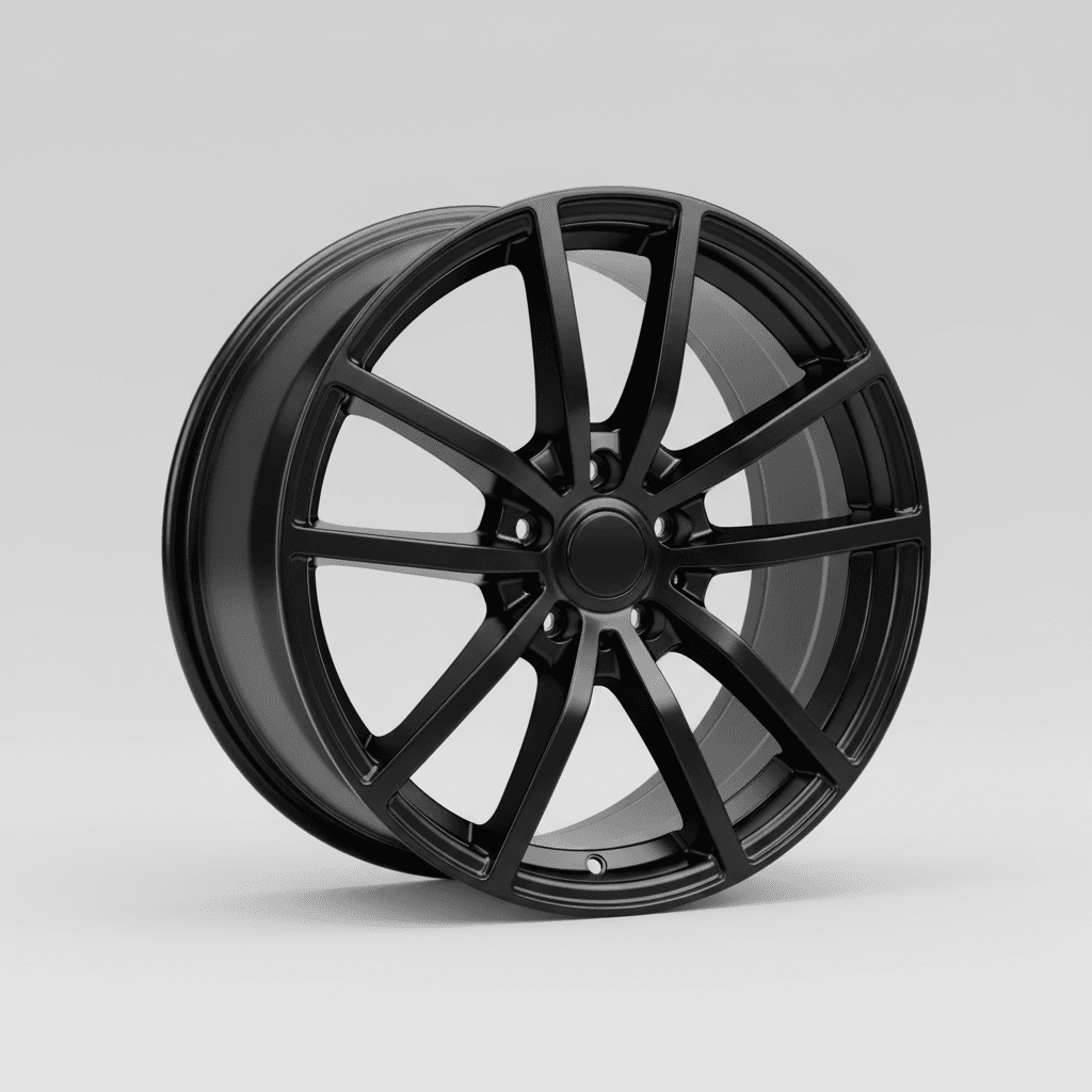 Proline PXK black glossy 8x18 ET45 - LK5/112 ML66.5