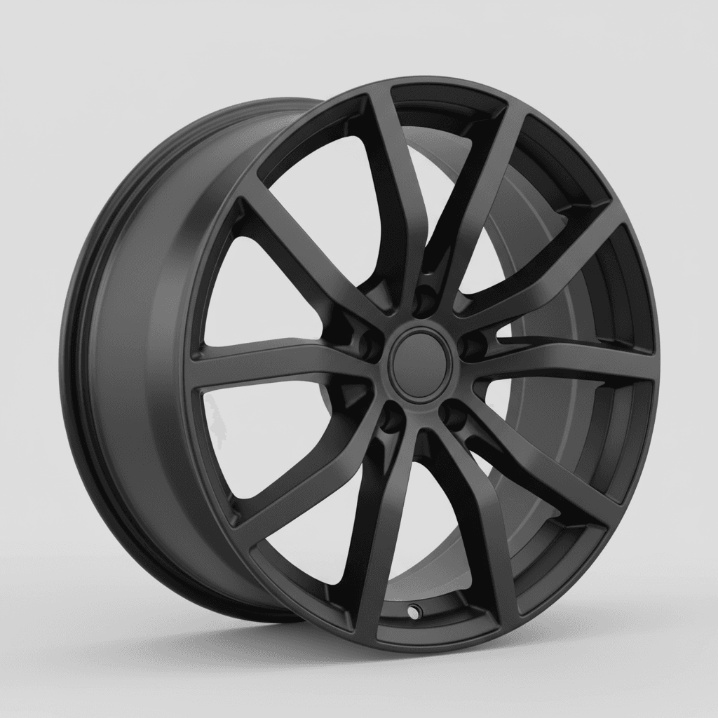 Diewe Notradset 51 schwarz matt 4x17 ET10 - LK5/127 ML71.6