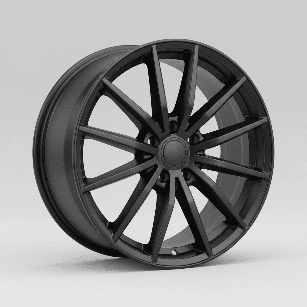 RC-Design RC25T schwarz lackiert 6.5x16 ET60 - LK5/120 ML65.1