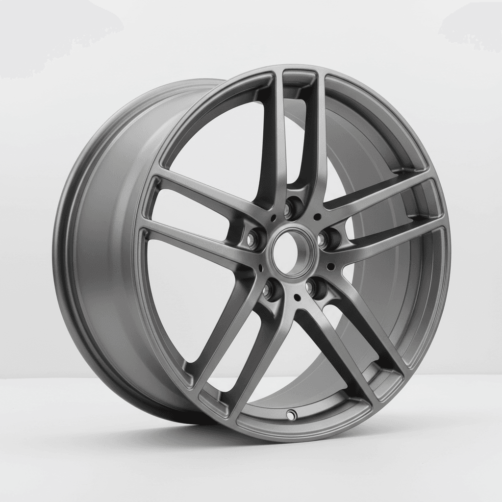 Momo Five titan silver matt 8.5x19 ET45 - LK5/112 ML72.3