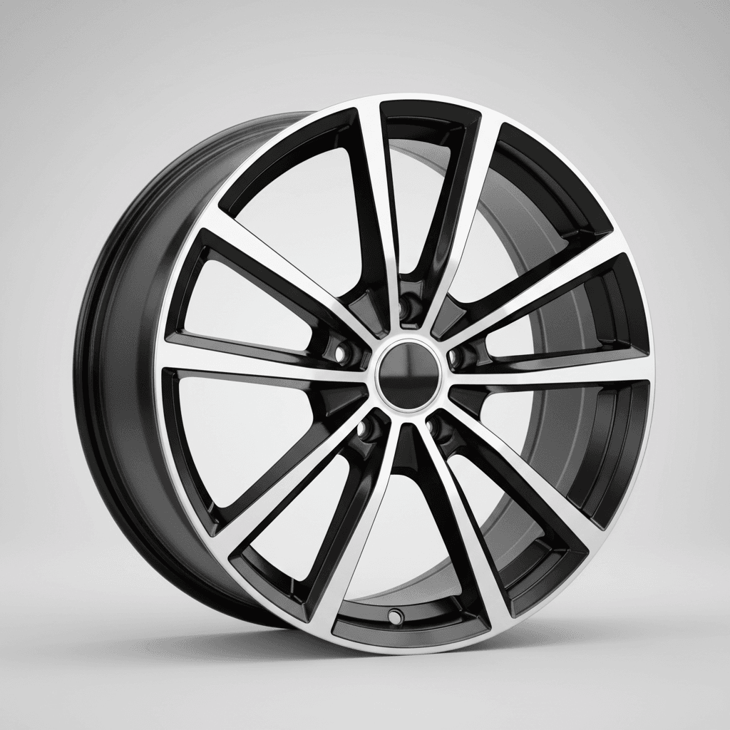 GMP Wonder black polished 6.5x16 ET42 - LK5/100 ML57.1