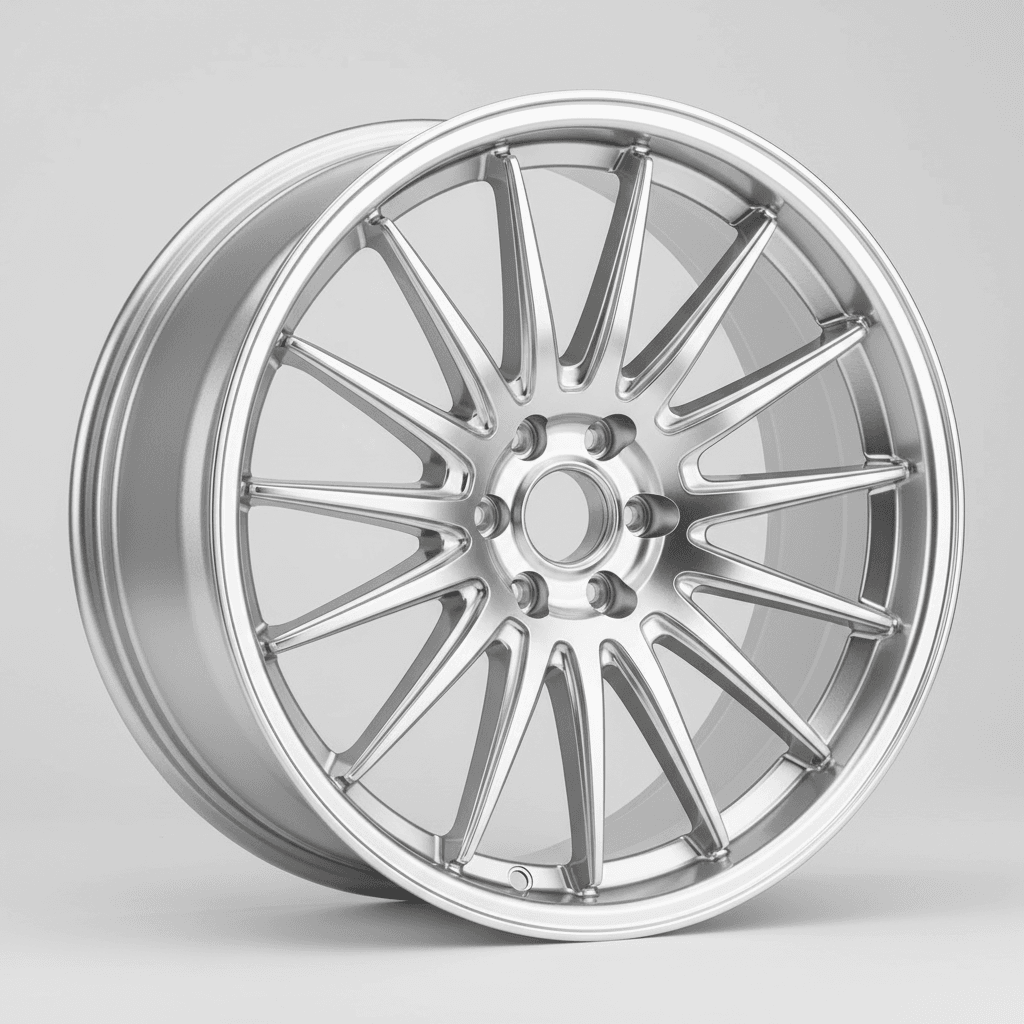 Japan Racing Wheels JR37 silver machined face 10x20 ET25 - LK5/112 ML66.6