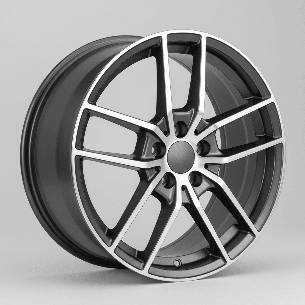 Etabeta Medusa-K anthracite matt full polished 11x21 ET14 - LK5/112 ML66.5