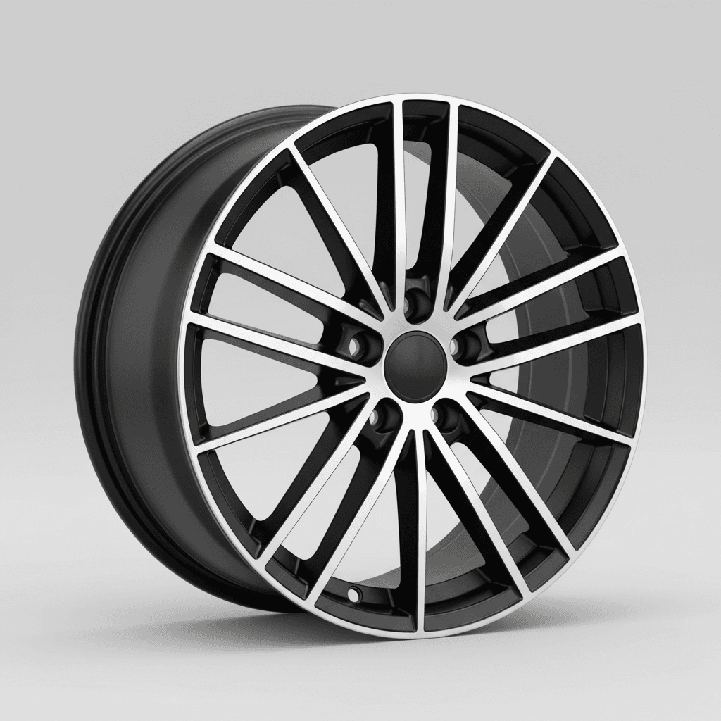 Autec Typ C - Contest schwarz poliert 8.5x18 ET40 - LK5/114.3 ML70