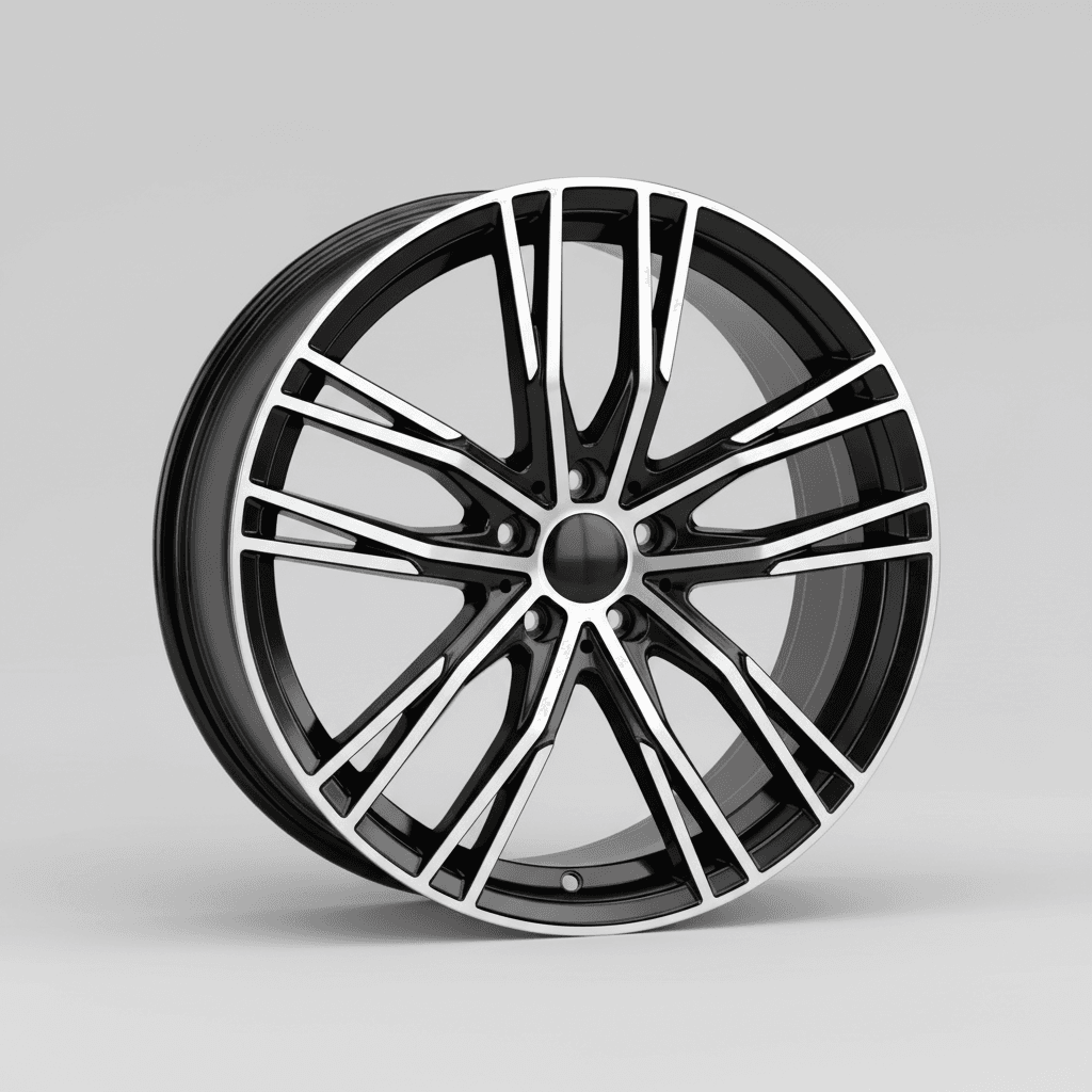 Infiny Stuttgart noir brillant 8.5x19 ET32 - LK5/112 ML66.6
