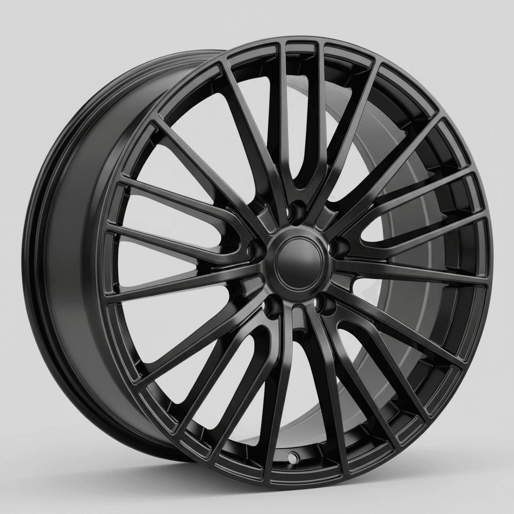 GMP Totale glossy black 8x19 ET30 - LK5/110 ML65.1