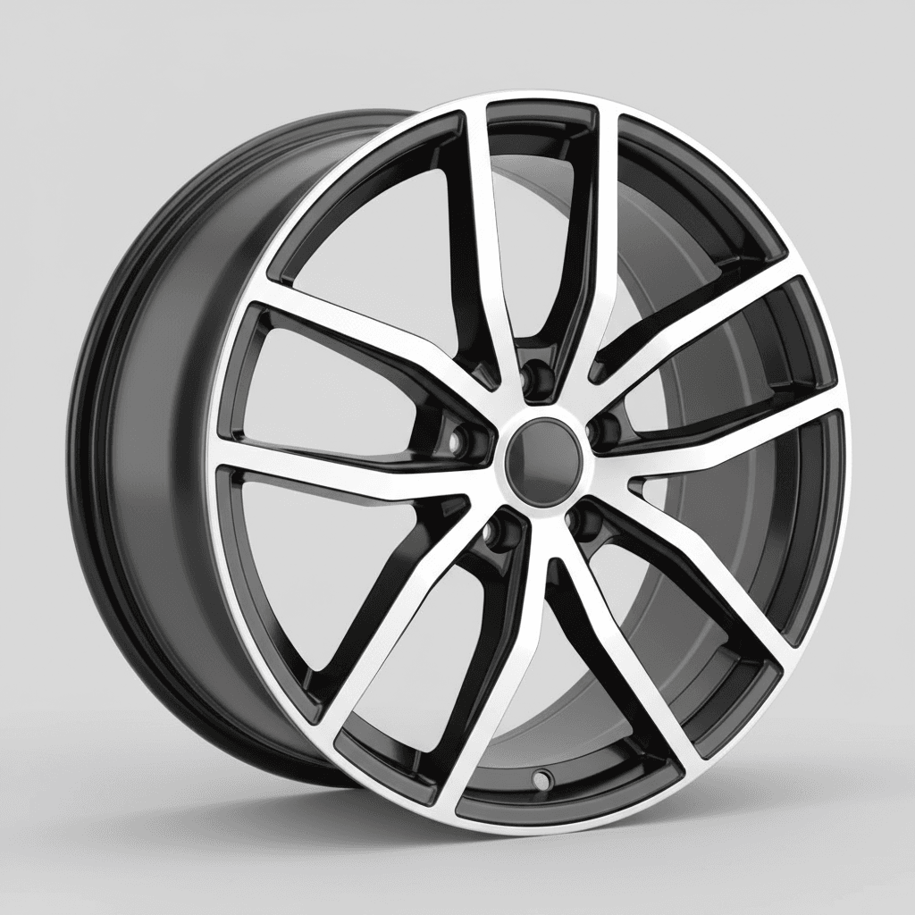 ArtForm AF-302 flat black rim polished 10.5x20 ET35 - LK5/112 ML66.5