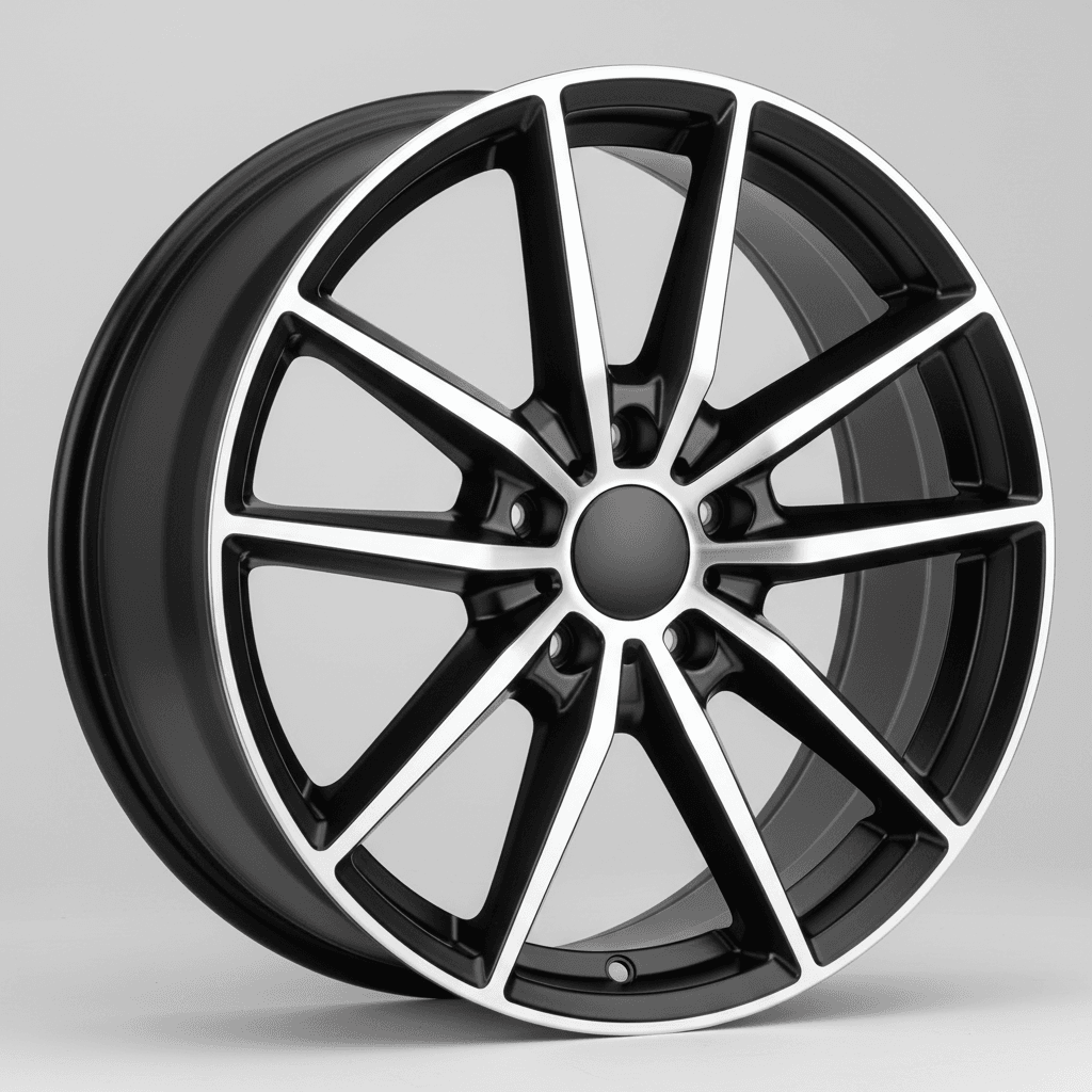 Ronal R72 jetblack frontkopiert 8x19 ET45.1 - LK5/114.3 ML76