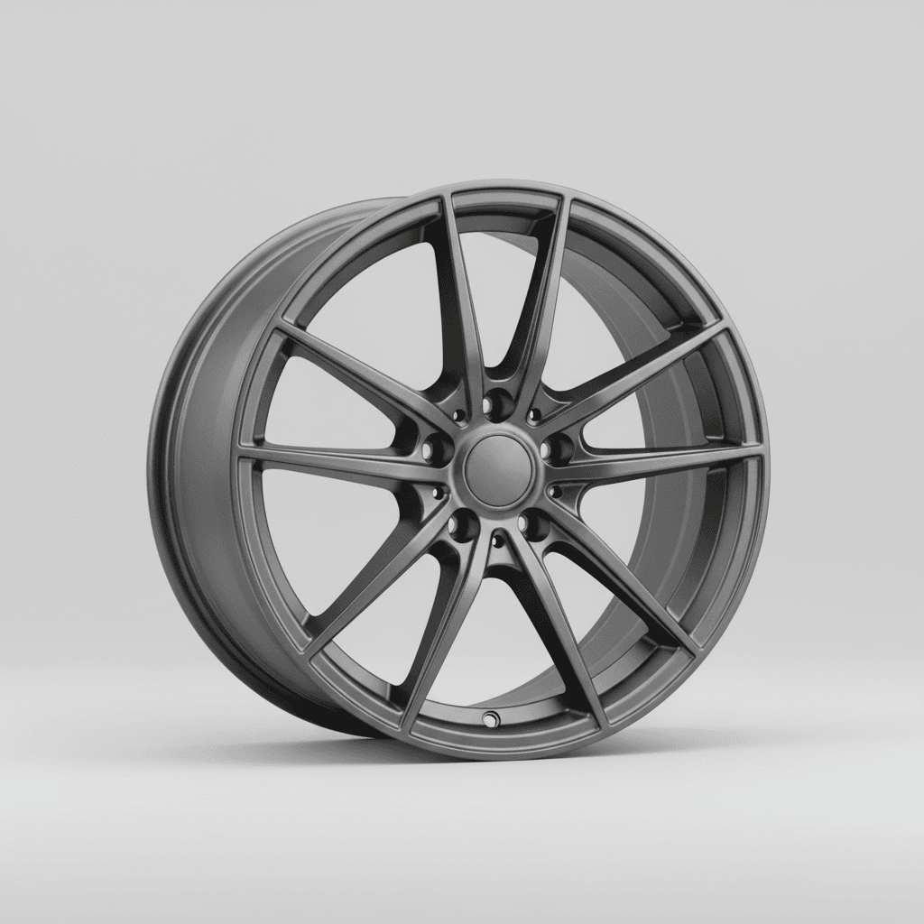 RFK Wheels SLS401 matt graphite 7x17 ET39 - LK4/100 ML63.3