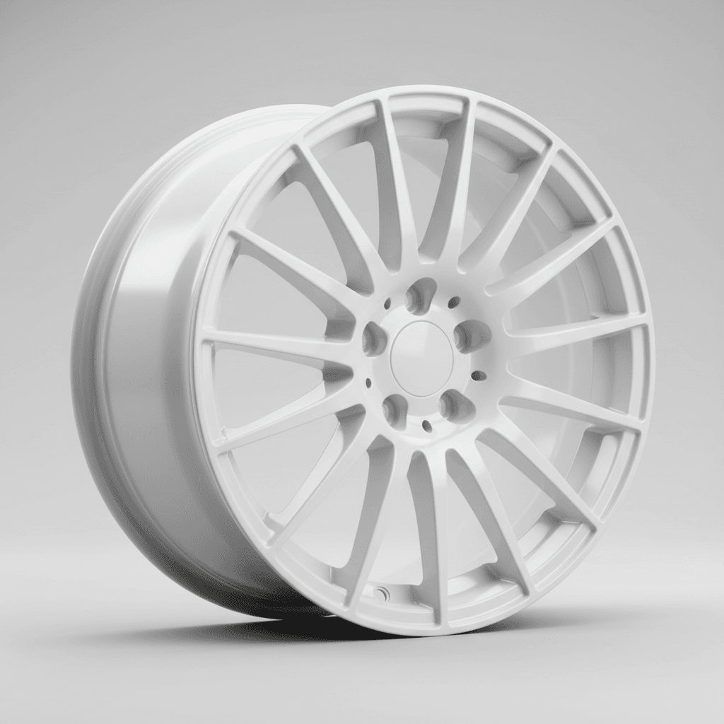 Mak Havalon gloss white 7x17 ET35 - LK4/98 ML58.1