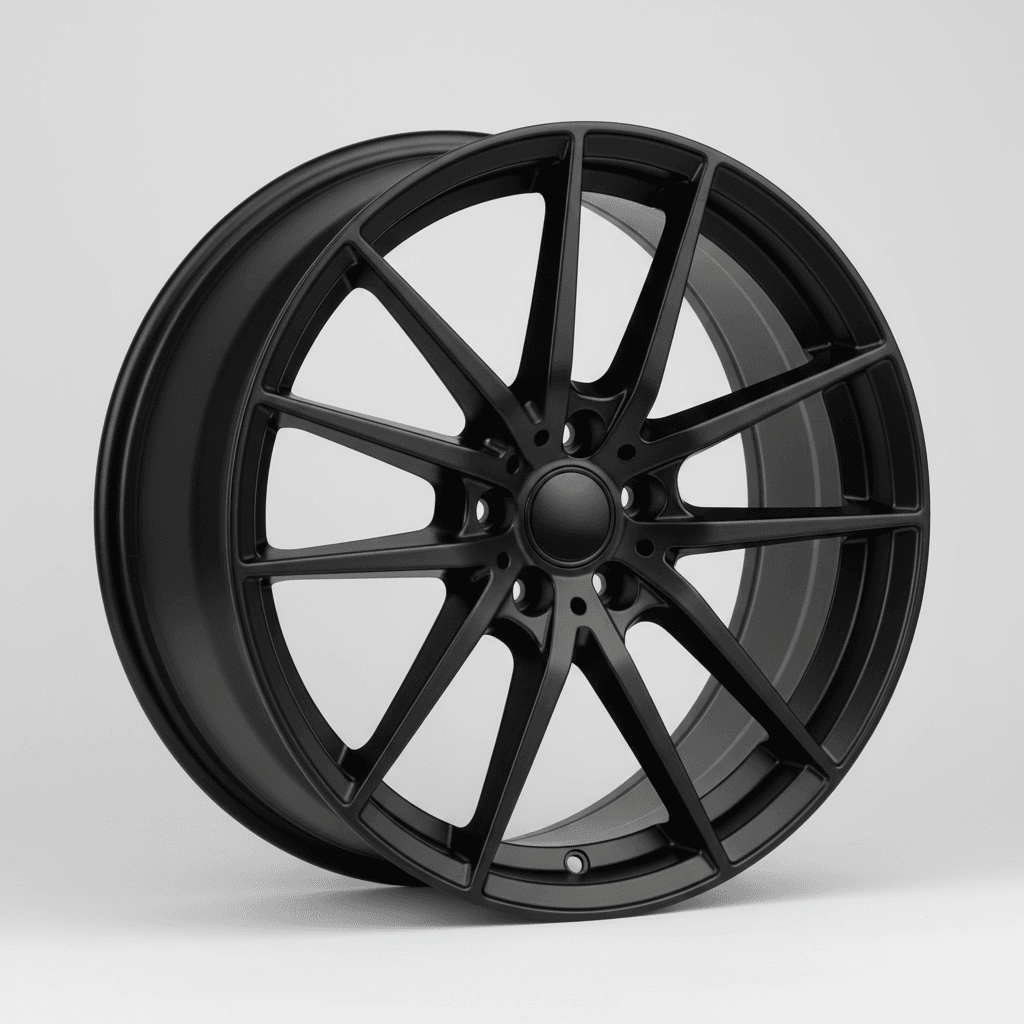 MAM B2N black painted 8.5x19 ET35 - LK5/120 ML72.6