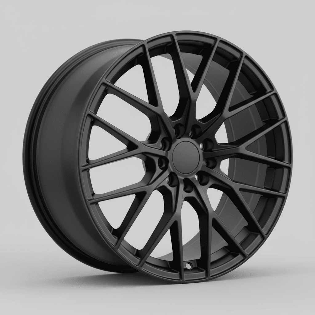 Barracuda Karizzma mattblack PureSports / Color Trim gelb - DS5 8x18 ET33 - LK4/100 ML73.1
