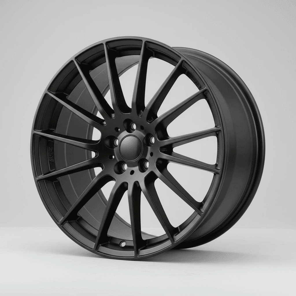 Fondmetal 9EVO matt black 9x19 ET24 - LK5/112 ML75