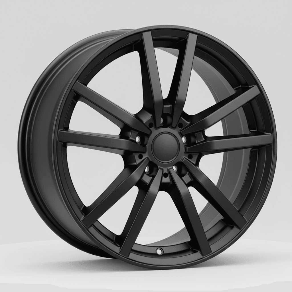 Ronal R56 mattschwarz 6x15 ET40 - LK4/98 ML58.1