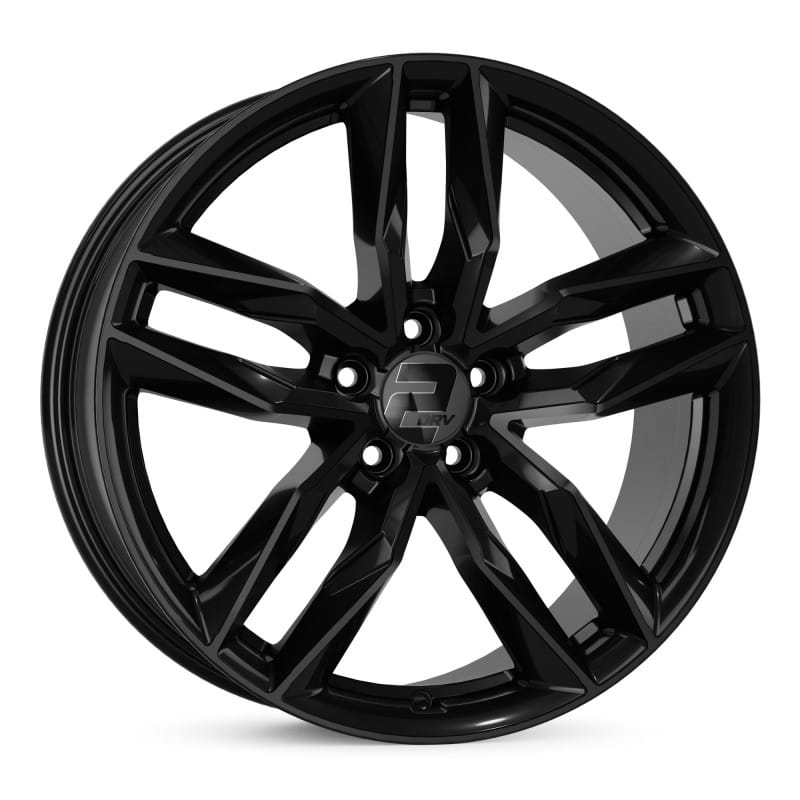 2DRV WH40 schwarz glänzend lackiert 8.5x19 ET40 - LK5/112 ML66.6