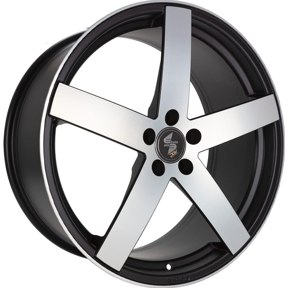 Etabeta Uros black matt full polished 9x20 ET42 - LK5/112 ML78.1
