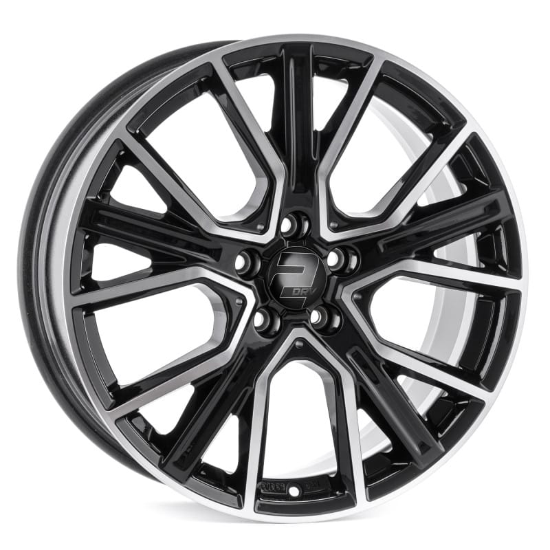 2DRV WH34 schwarz hochglanzpoliert 9x21 ET30 - LK5/112 ML66.6