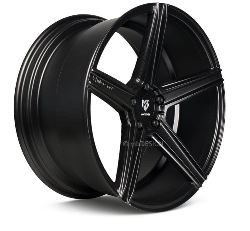 Mbdesign KV1 schwarz seidenmatt 9x20 ET42 - LK5/120 ML65.1
