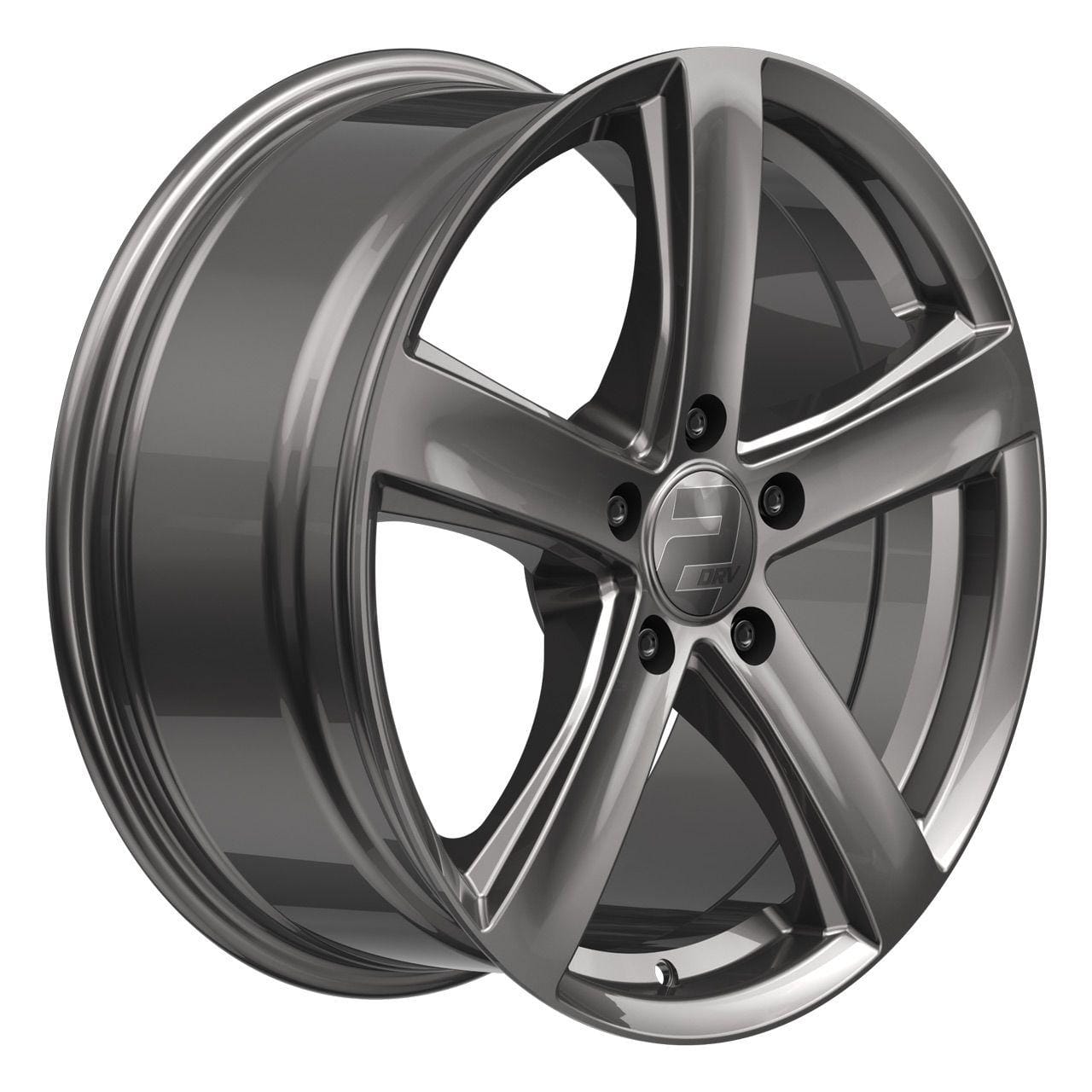 2DRV WH24 daytona grau lackiert 6.5x16 ET33 - LK5/112 ML57.1