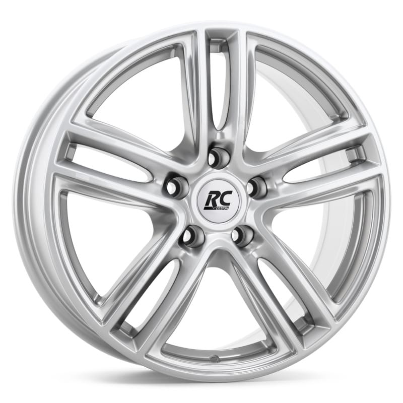RC-Design RC27 kristallsilber lackiert 7x17 ET47 - LK5/112 ML66.6