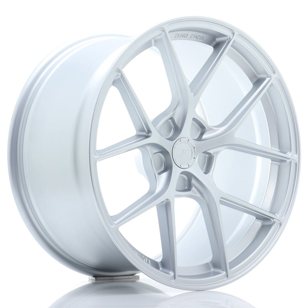 Japan Racing Wheels SL-01 matt silver 10x19 ET40 - LK5/120 ML72.6
