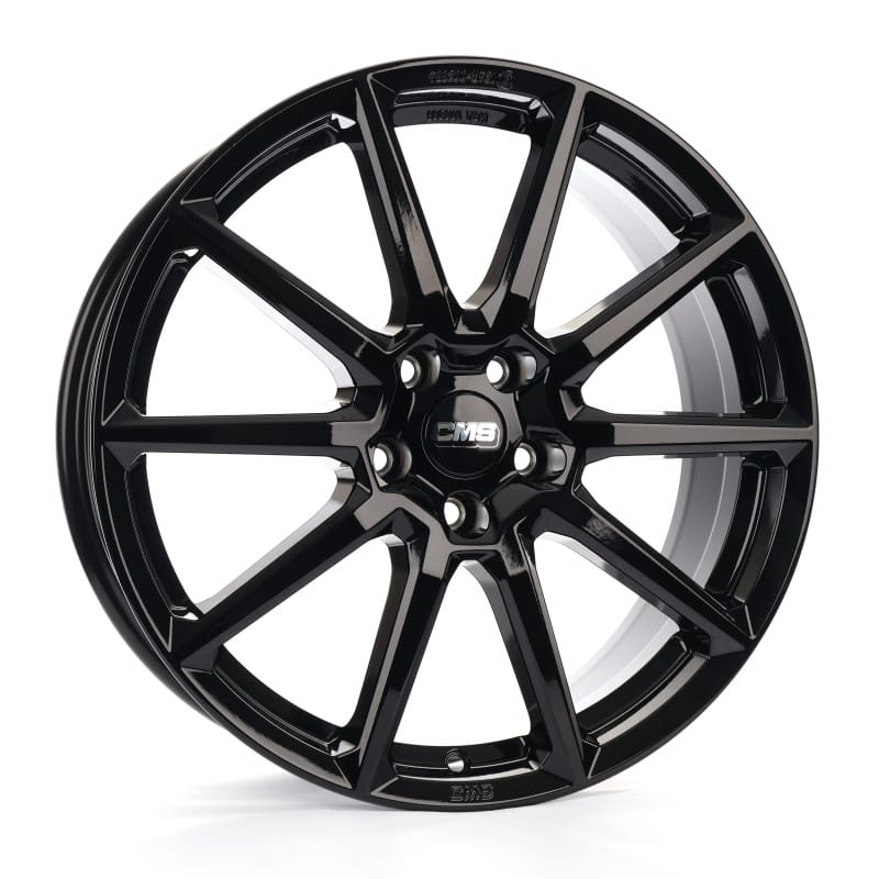 CMS C39 complete black gloss 6.5x16 ET44 - LK5/112 ML66.5