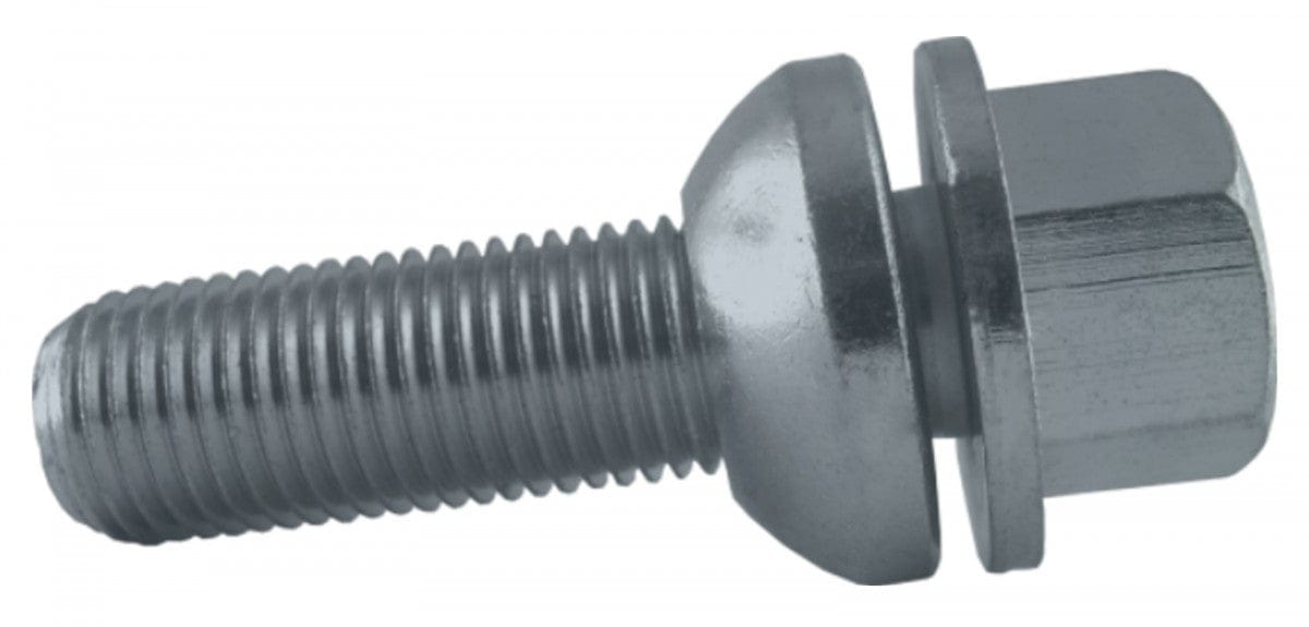 Jania Radschraube Kugelbund R14 M14x1,5x34 SW19 silber 20 Stk.