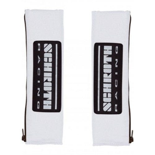 Schroth 3" Gurtpolster silber mit schwarz/silbernem SCHROTH RACING Logo
