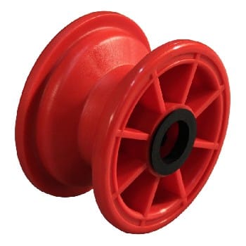 Novio 2.10x4 Rollenlager Ø25 NL75 kunststoff, Rot